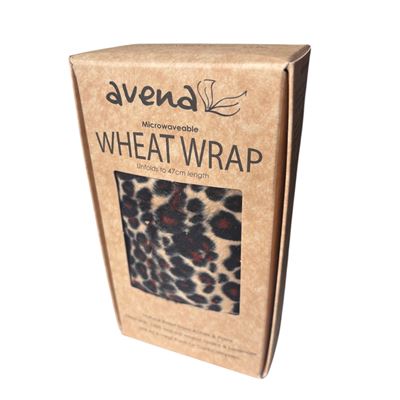 Leopard Print Wheat Wrap In Gift Box